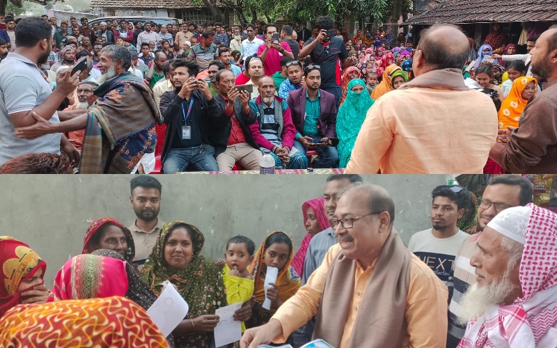 শার্শার ধান্যতাড়া গ্রামে তৃপ্তির গণসংযোগে নতুন রাজনীতির অঙ্গীকার