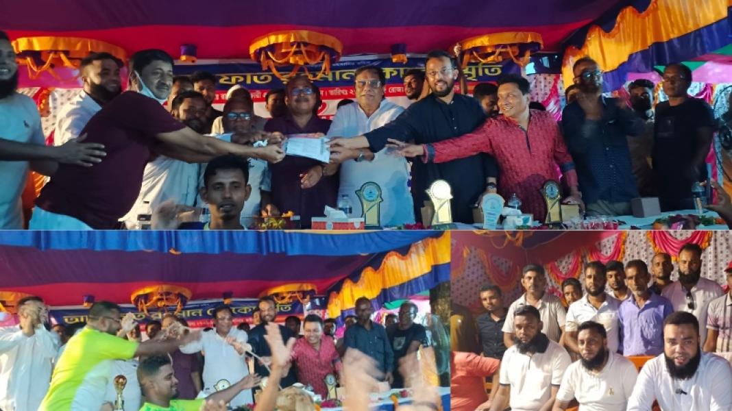 শার্শায় আরাফাত রহমান কোকো স্মৃতি ফুটবল টুর্নামেন্টের ফাইনালে চ্যাম্পিয়ন জামতলা ফুটবল একাদশ